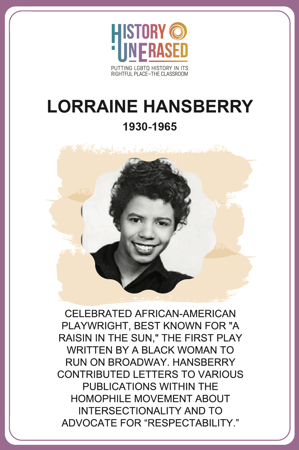 Lorraine Hansberry