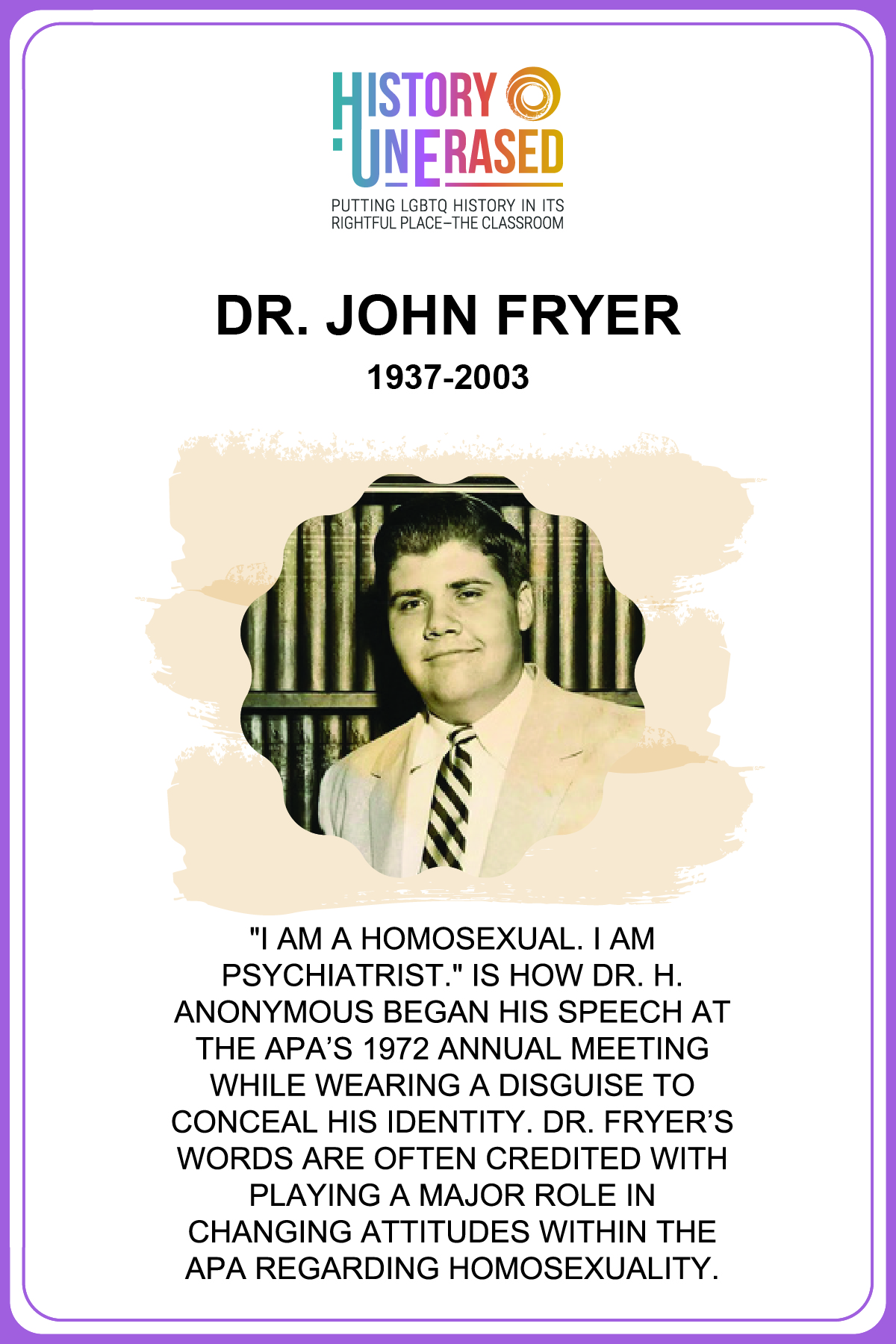 Dr. John Fryer