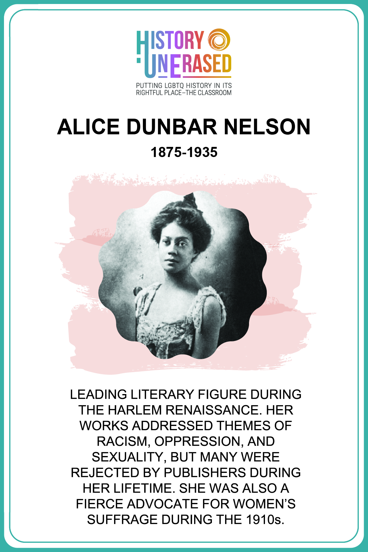Alice Dunbar Nelson