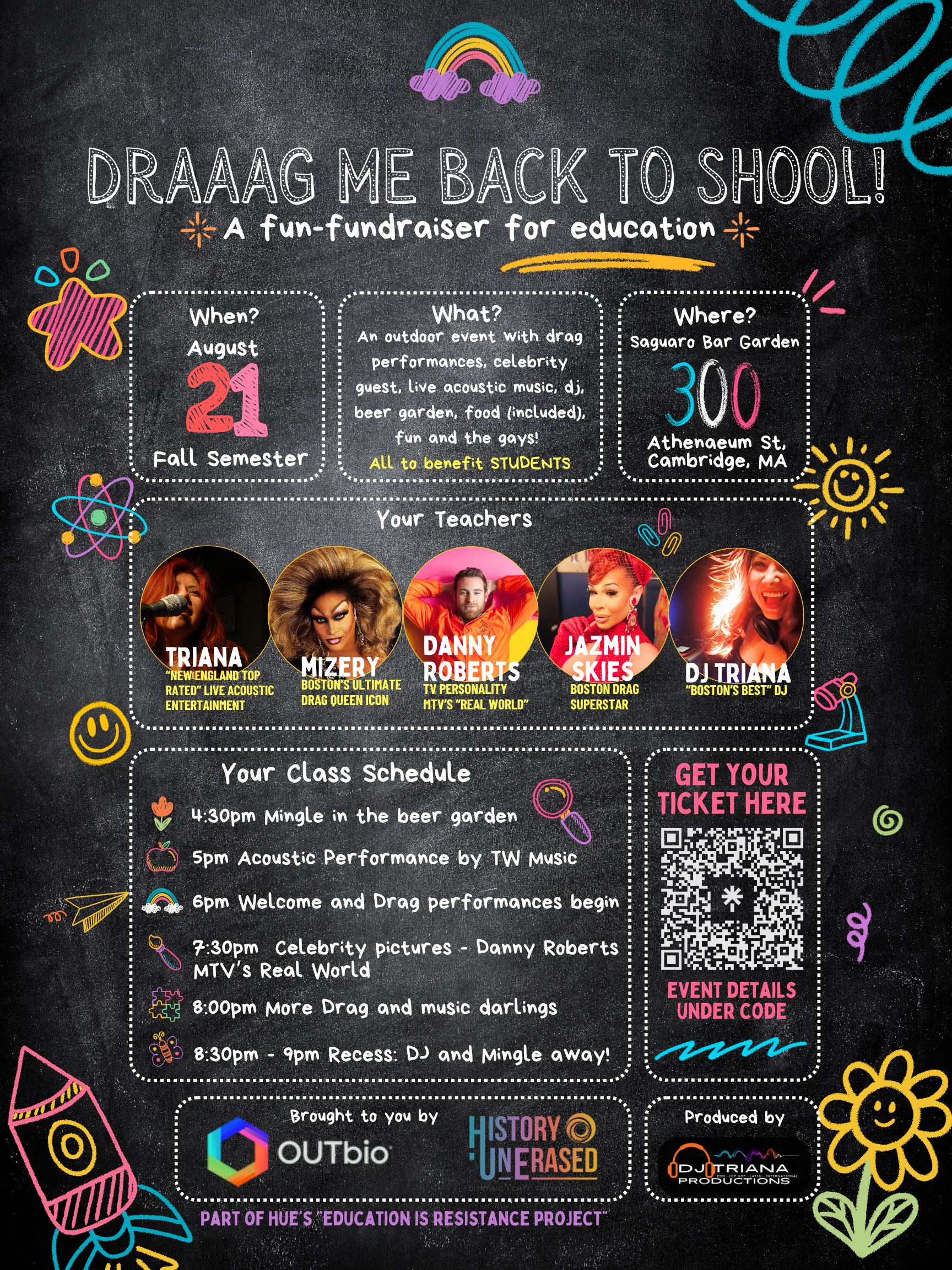 Draaag Me Back to School Fun-fundraiser