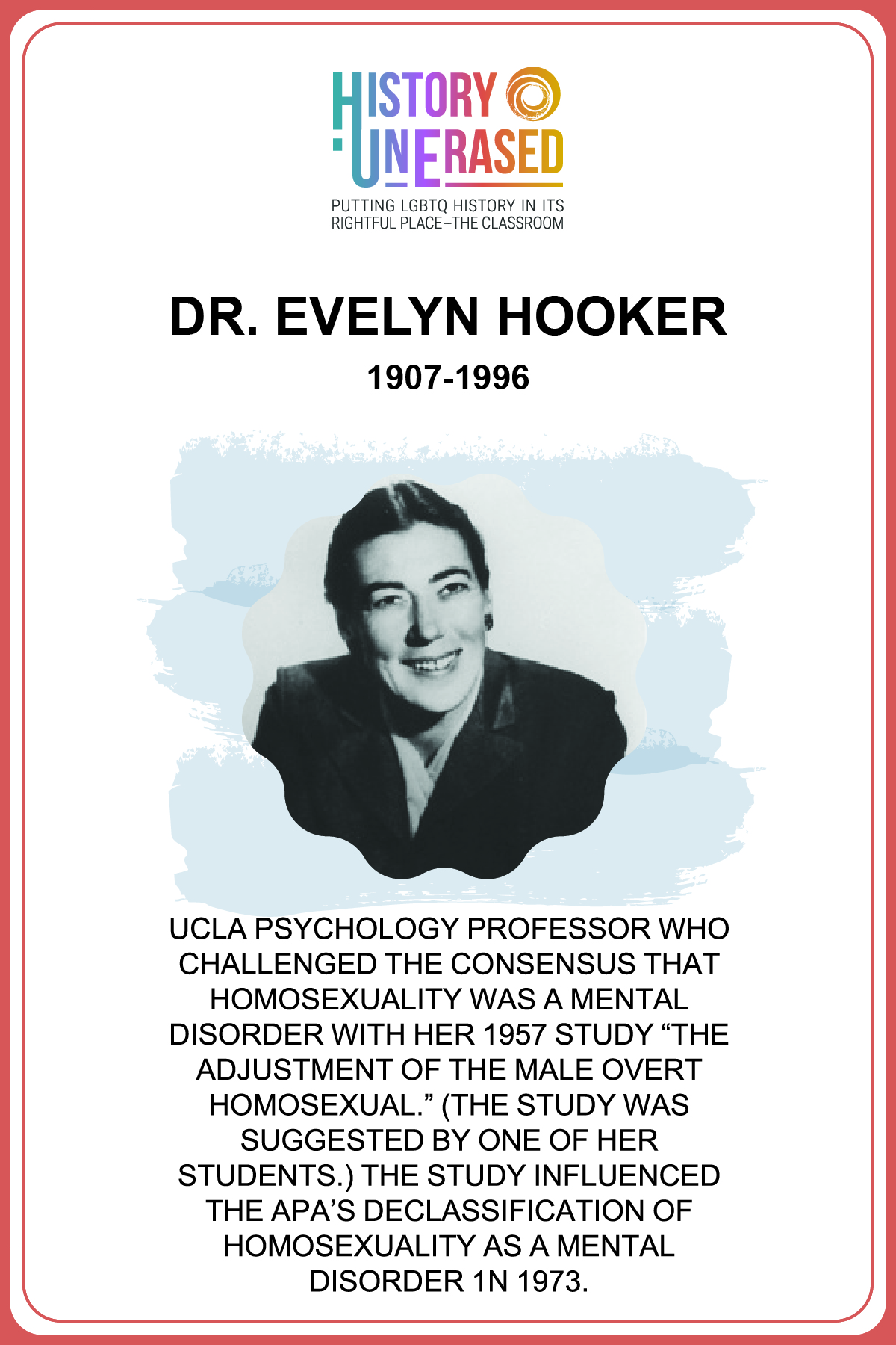 Dr. Evelyn Hooker